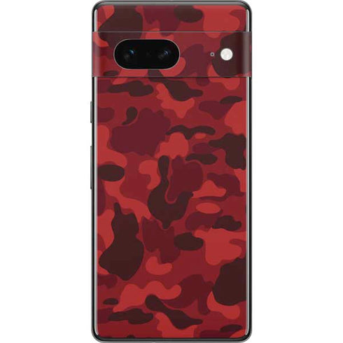 Red Street Camo Pixel Skins